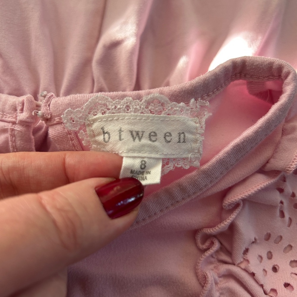 Pink Ruffled Kids Romper - Picture 4 of 4